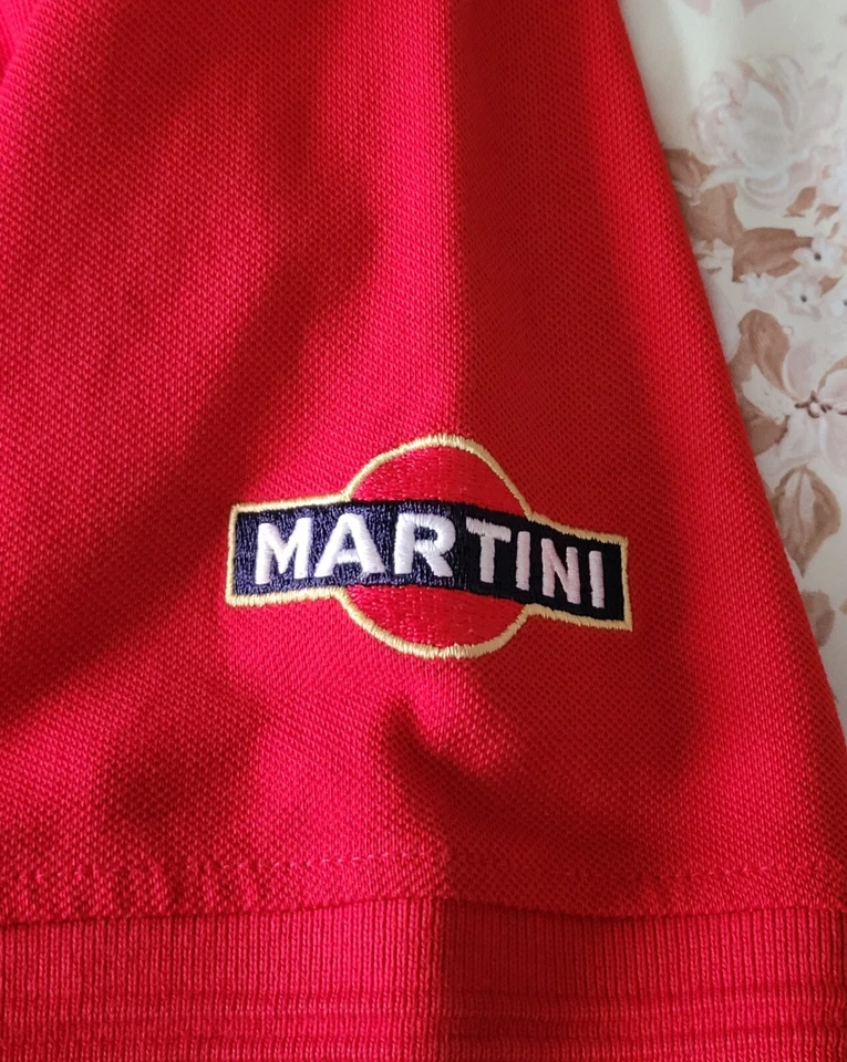 POLO FERRARI ROJO ORIGINAL 100 X 100 ALGODON PRODUCTO OFICIAL TALLA L SHIRT - Imagen 4 de 4