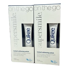 Supersmile On The Go Quikee Instant Whitening Polish 30 Uses .17oz. LOT OF 2