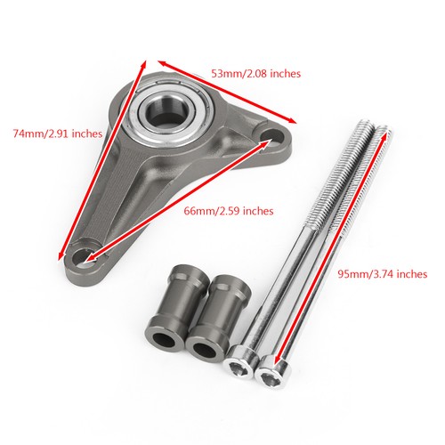 Aluminum Titan-color Shifting Gear Stabilizer Honda MSX125/SF Grom 125 13-19 EE - Picture 3 of 12