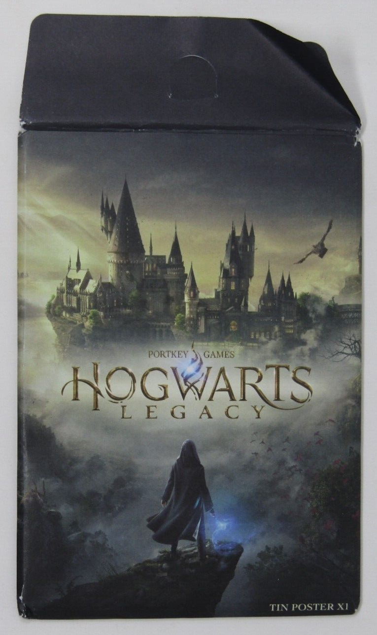 Hogwarts Legacy Tin Poster GameStop Exclusive Preorder Bonus eBay