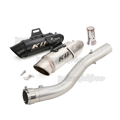 Slip On 51mm Tip For Honda CBR600F4i 2001-2007 Stainless Steel Middle Link Pipe
