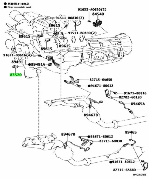 Prensa de aceite calibre original Toyota Land Cruiser Sequoia Lexus LX570 JDM OEM 83520-60 Foto 2 de 2