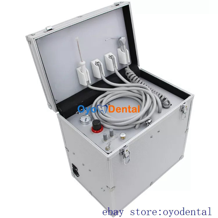Portable Dental Mobile Delivery Unit Air Compressor Syringe