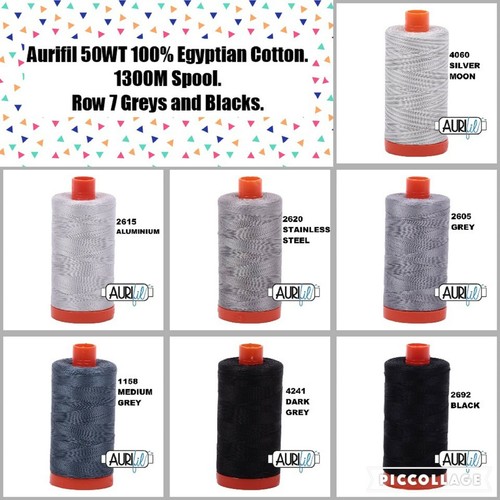 Aurifil 50wt, 2123 Butter, 100% Egyptian Cotton Thread.1300M Spool From £10 - Picture 10 of 11