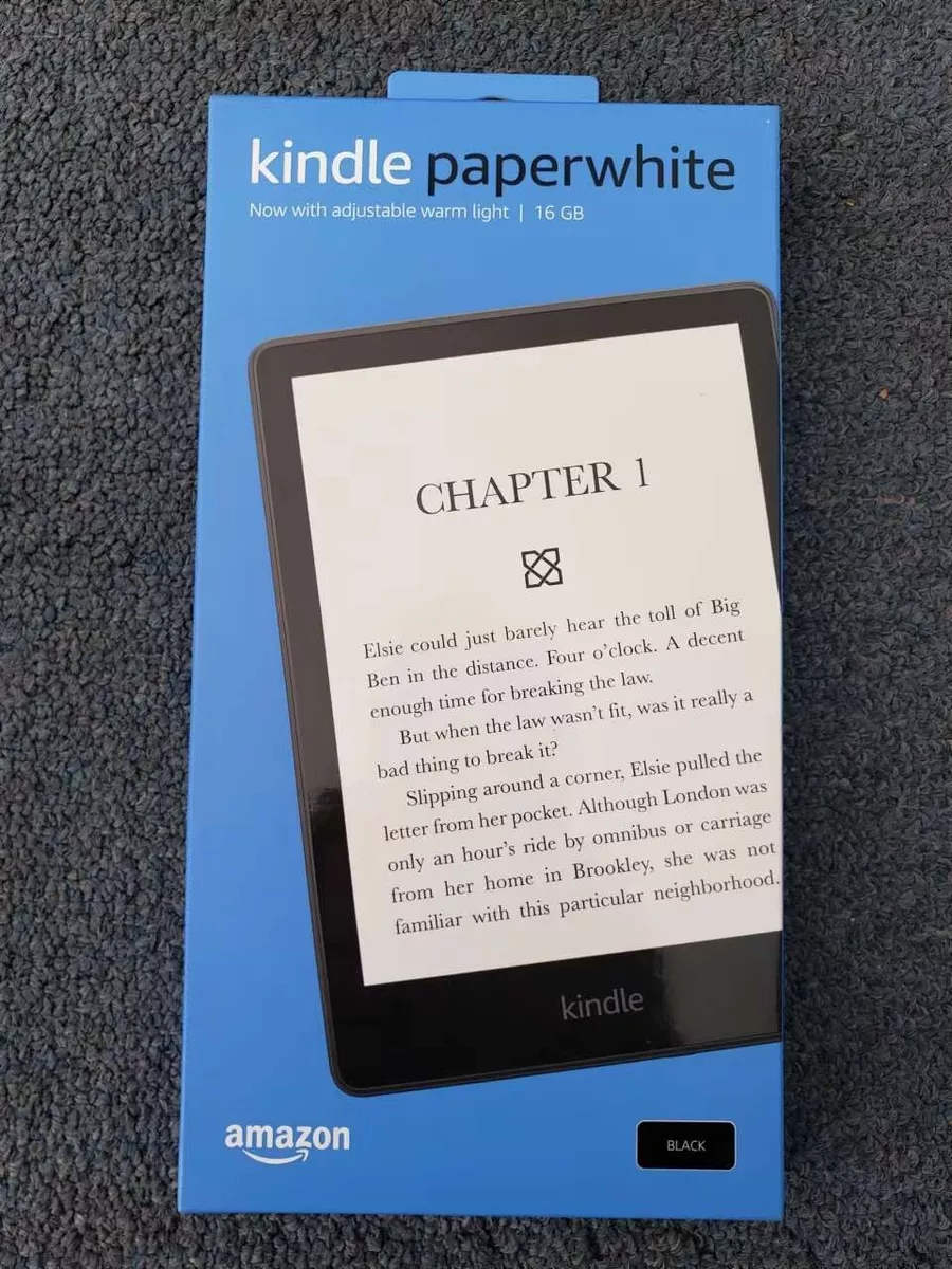 New  Kindle Paperwhite 11th Gen 16GB, Wi-Fi, 6.8 - Black  (Ad-Supported)