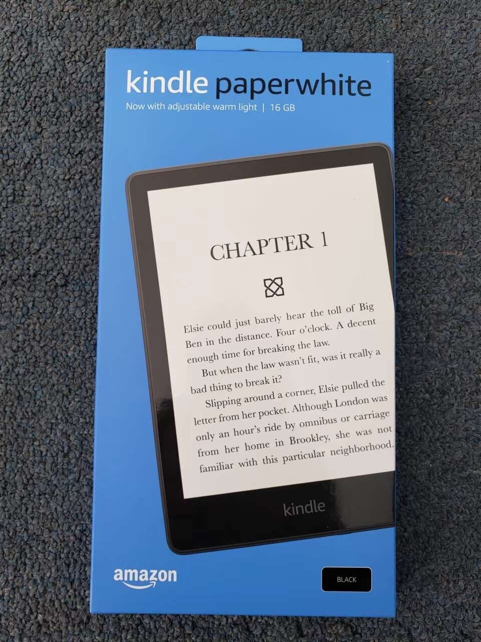 New  Kindle Paperwhite 11th Gen 16GB, Wi-Fi, 6.8 - Black  (Ad-Supported)