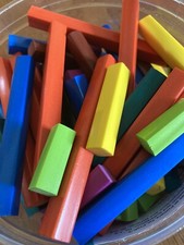 Learning Resources Math Manipulative 155 Cuisenaire Rods Plastic Homeschool