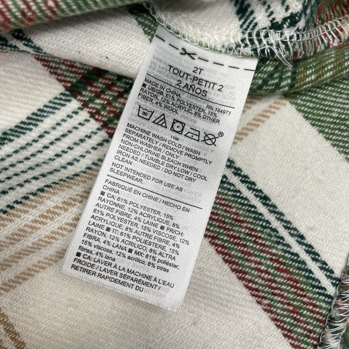 Janie and Jack Girls 2T Jet Ivory Plaid The Showstopper Cape | eBay
