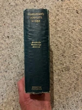 The Cambridge Poets Students Edition Shakespeare Complete Works 1906