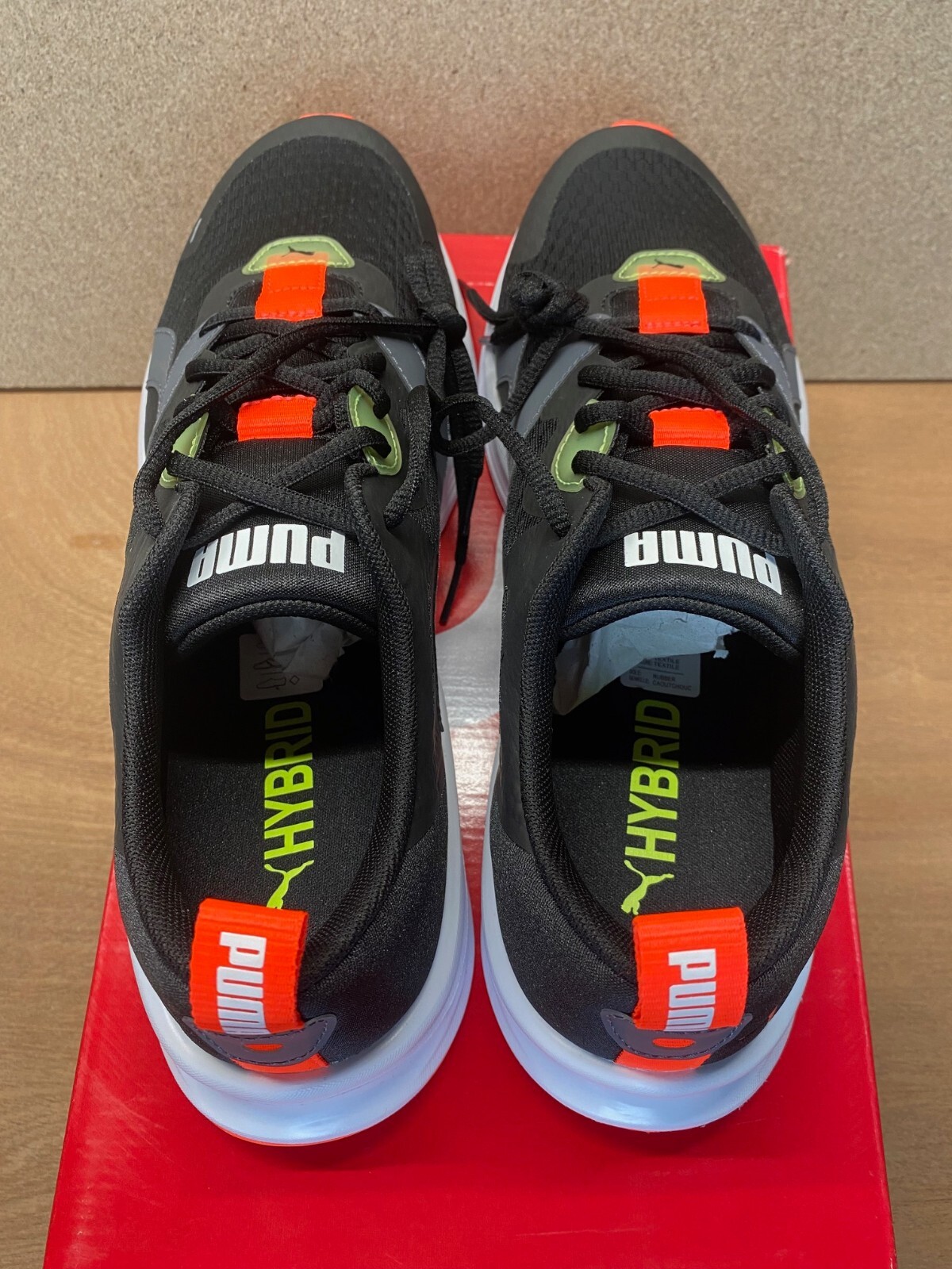 ALTRA Sneakers Puma Uomo Hybrid Runner Hybrid Fuego Nero e Giallo Alert US 12