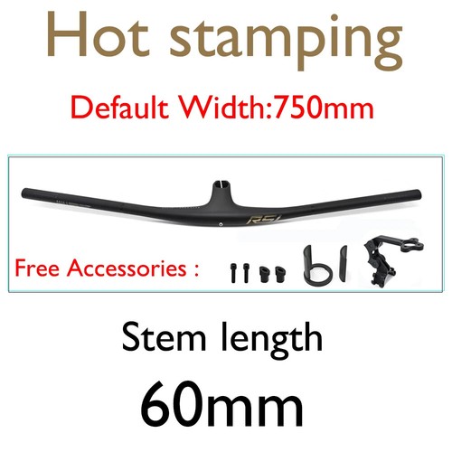 Carbon Integrated Handlebar XC MTB Bicycle Handlebar Diameter 28.6mm Accessories - Picture 7 of 36