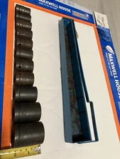 Cornwell USA 11 Piece 1/2" Drive Metric Shallow Impact Socket Set 6 Point