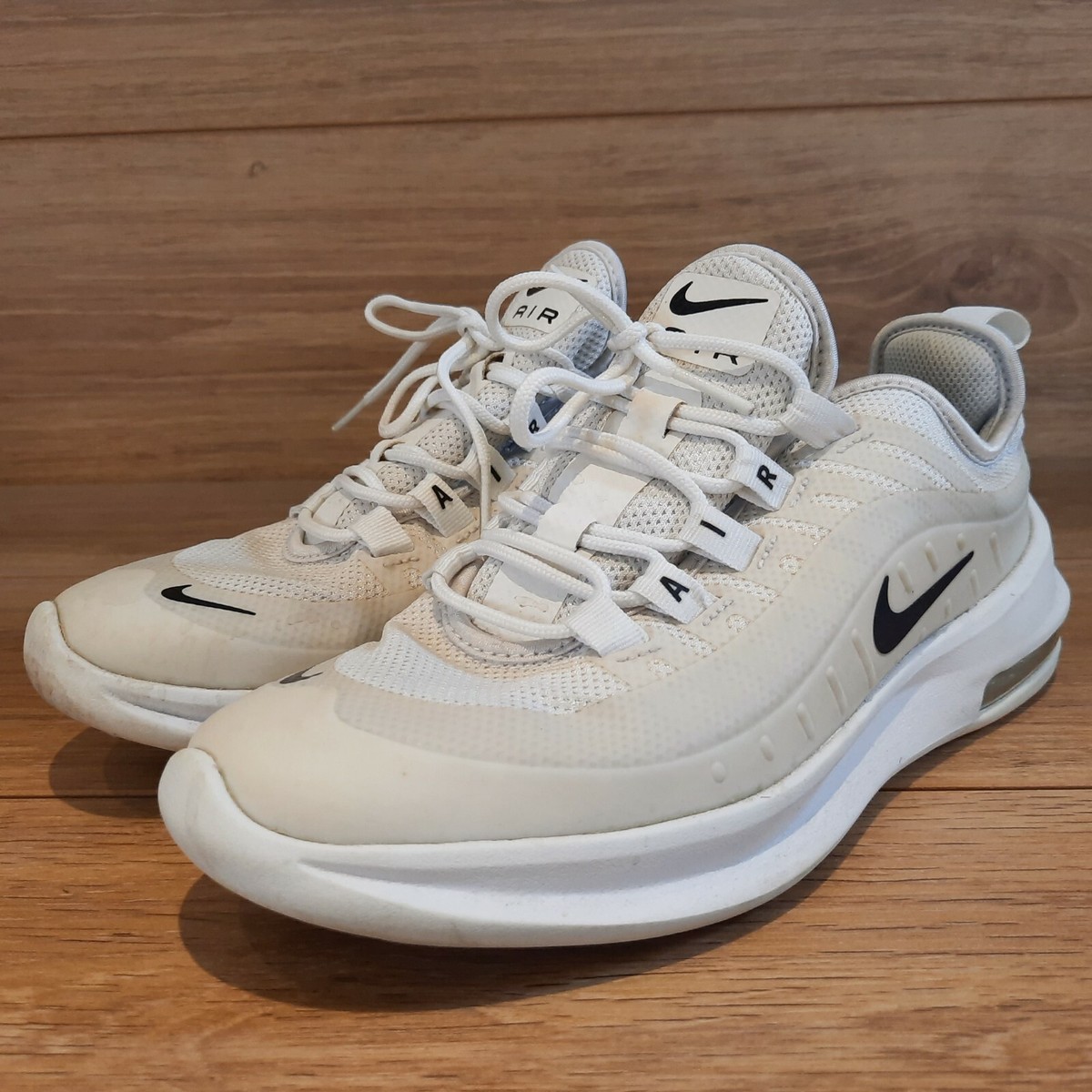 Nike Air Max Axis White Trainers Mens Youth Boys UK Size Running  Shoes