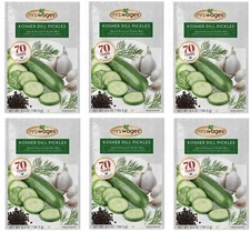 Mrs. Wages W622-J7425 Quick Process 6.5 Oz Kosher Dill Pickling Mix - Pack of 6