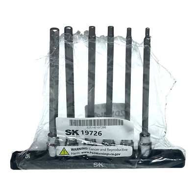 SK Professional Tools 19726 6 Pc 3/8 In Drive Size Socket Bit Hex mm Set - Image 1 of 3