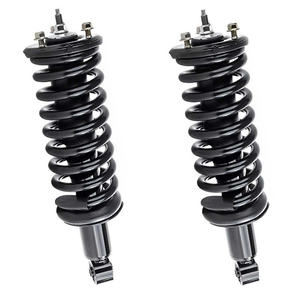 4WD Front Struts & Coil Spring Sway Bars Tie Rods for 2005-2019 Nissan Frontier - Image 3 of 4