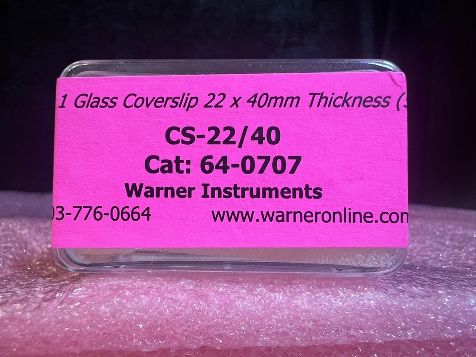 Caja De 50 INSTRUMENTOS CALENTADORES 64-0707 CS-22/40 1 Cubierta Vidrio 22x40mm Grosor  Foto 4 de 4