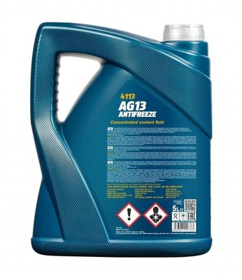 Liquido Radiatore Rosso Concentrato Antigelo MANNOL AG13 Hightec Da 5 Litri (-40°C) - Verde, Per Tutti I Veicoli, Nuova Confezione Raffreddamento Liquido - Foto 8