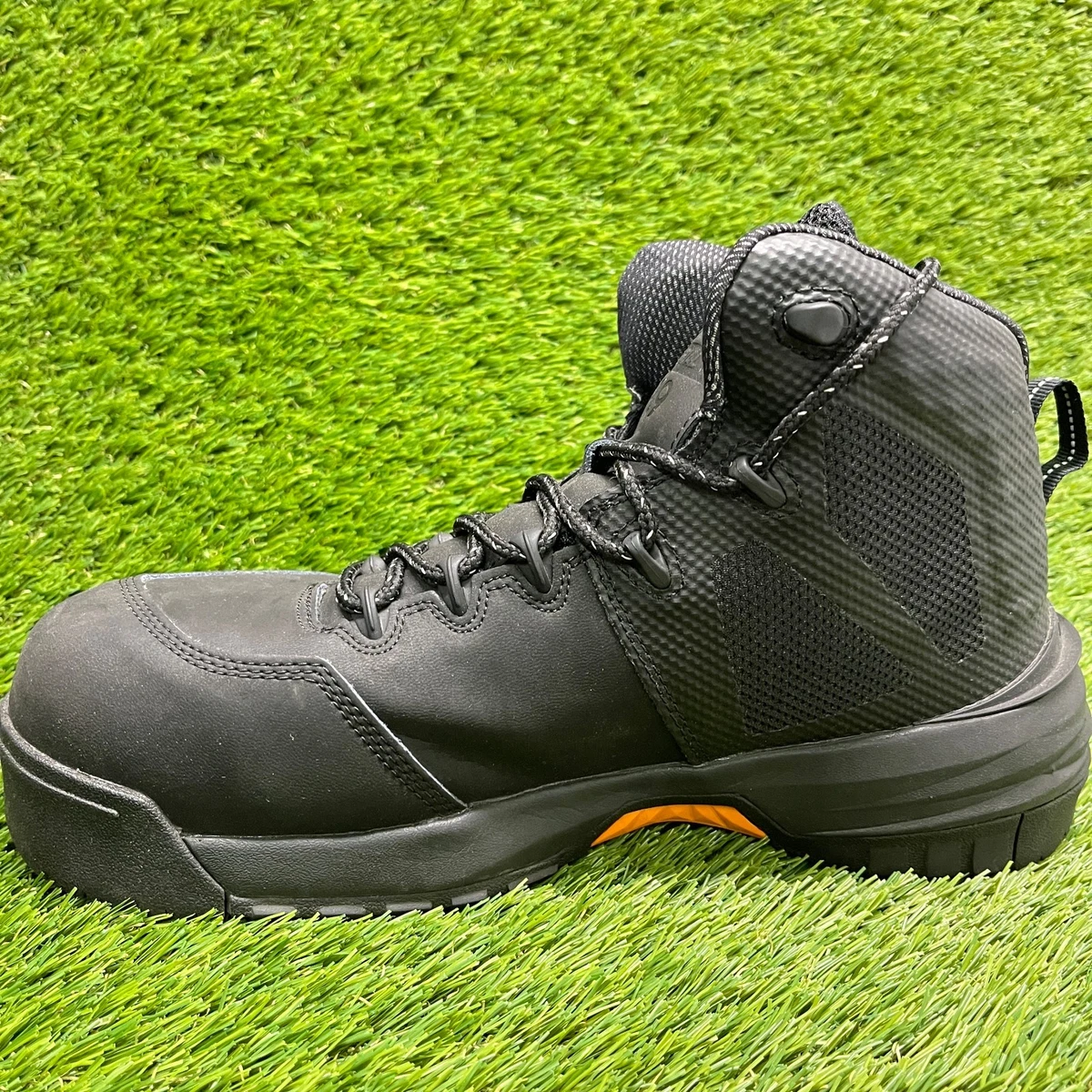 New Balance 989v1 Mens Size 9.5EE Black Leather Composite Toe Safety Work Boots