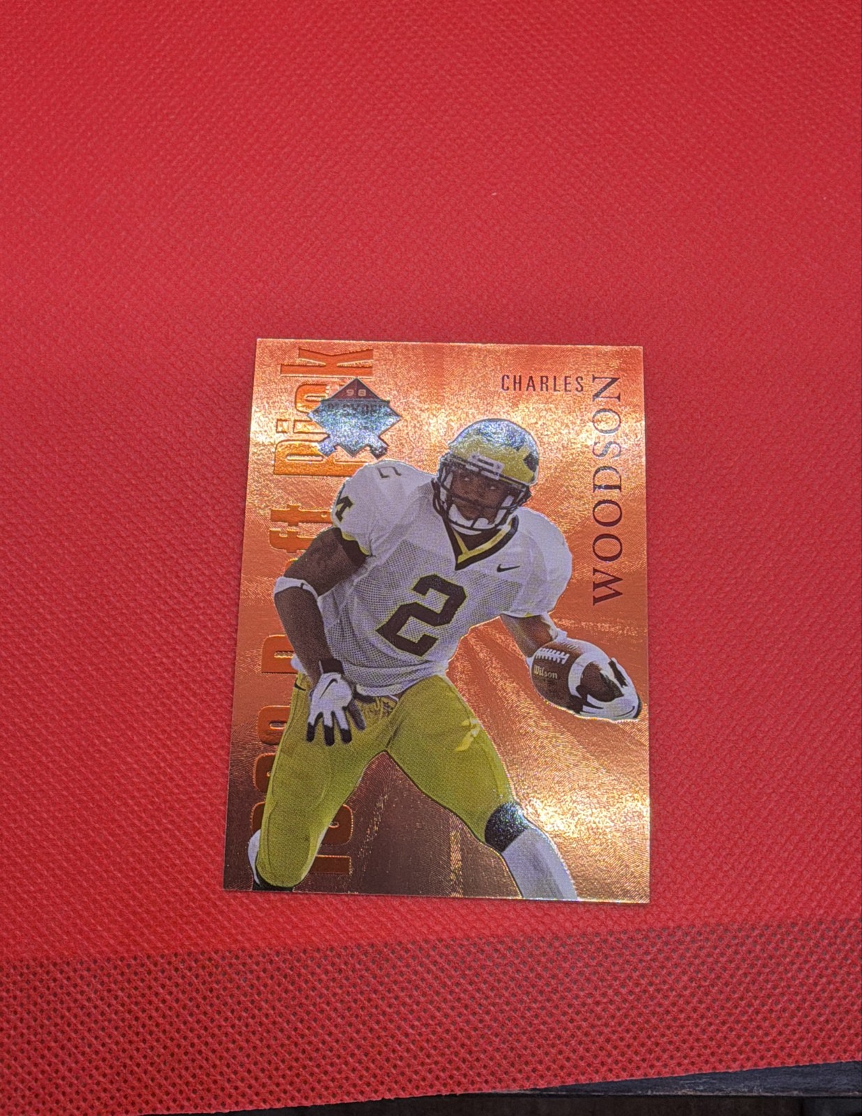 Charles Woodson Playoff Prestige Draft Picks #4 Bronze