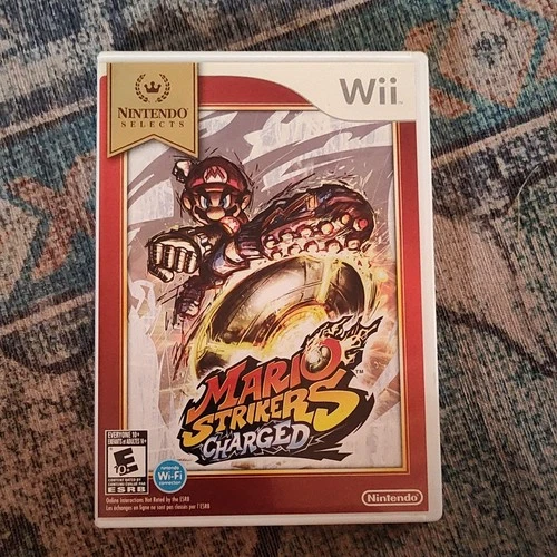 Nintendo Selects Mario Strikers Charged For Nintendo Wii - CIB Complete Tested