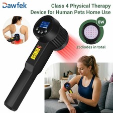 8W Red Light Laser Therapy Device 650nm 808nm for Muscle Recovery Pain Relief