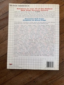 Official Sega Genesis Power Tips Codes Secrets Prima Brady Game Gear Saturn Lot