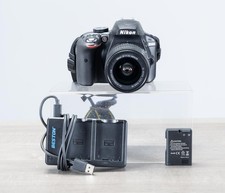 Exc  NIKON D3400 24.2MP DSLR Digital Camera W/18-55mm Lens Tested 