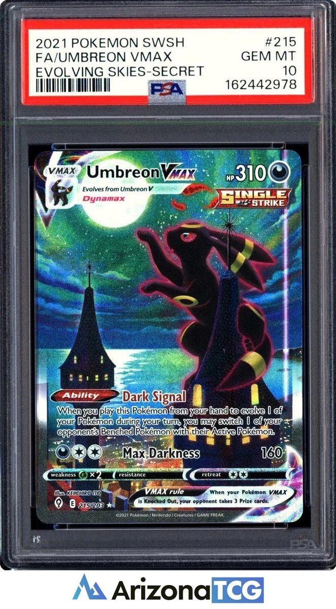 Preços baixos em Umbreon VMAX 215/203 SWSH07: Evolving Skies | eBay