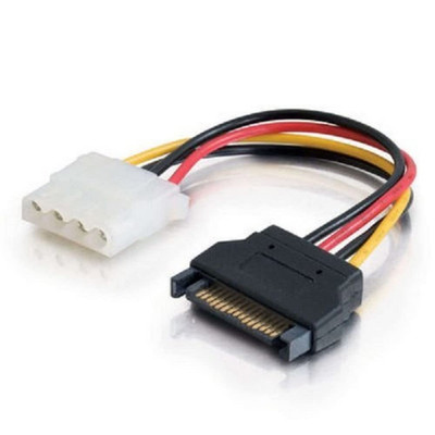 10149 15-Pin Serial ATA Male to LP4 Female Power Cable (6 Inch)