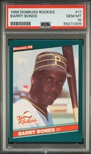 Barry Bonds Rookie Cards and Autograph Memorabilia Guide 15