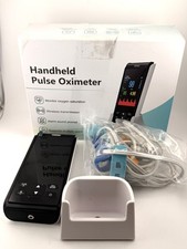 Handheld Pulse Oximeter Finger SpO2 Blood Oxygen PR Heart Rate Monitor Ox metro