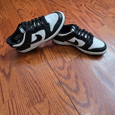 Nike Dunk Low GS "Panda" White/Black - Size 4Y Women  s 5.5 - CW1590-100