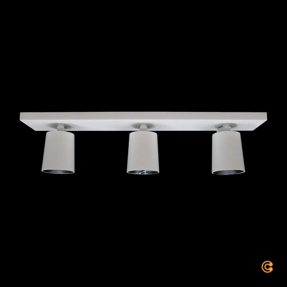 FABAS LUCE 3451-83-102 Spot Modo Deckenleuchte 3-flammig weiss Aluminium GU10