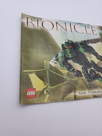 LEGO Bionicle Toa Metru (2004) Toa Matau 8605 Instructions ONLY