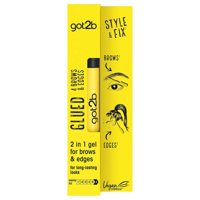 Got2b Glued Eyebrow Color Gel 54 Fl Oz Strong Hold 72 Hrs Vegan Fast Drying