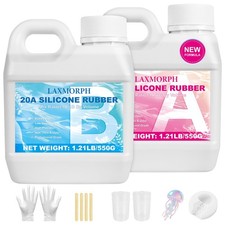 20A Flüssiges Silikon Abformsilikon, 550g+550g Silikon Formenbau Kit,Einfache...