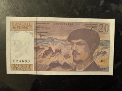 FRANCE billet 20 francs DEBUSSY - 1997 -  UNC-NEUF - Photo 1/2