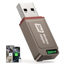 2026 Wireless CarPlay Adapter Support Apple CarPlay  Android Auto, 2-in-1 US...