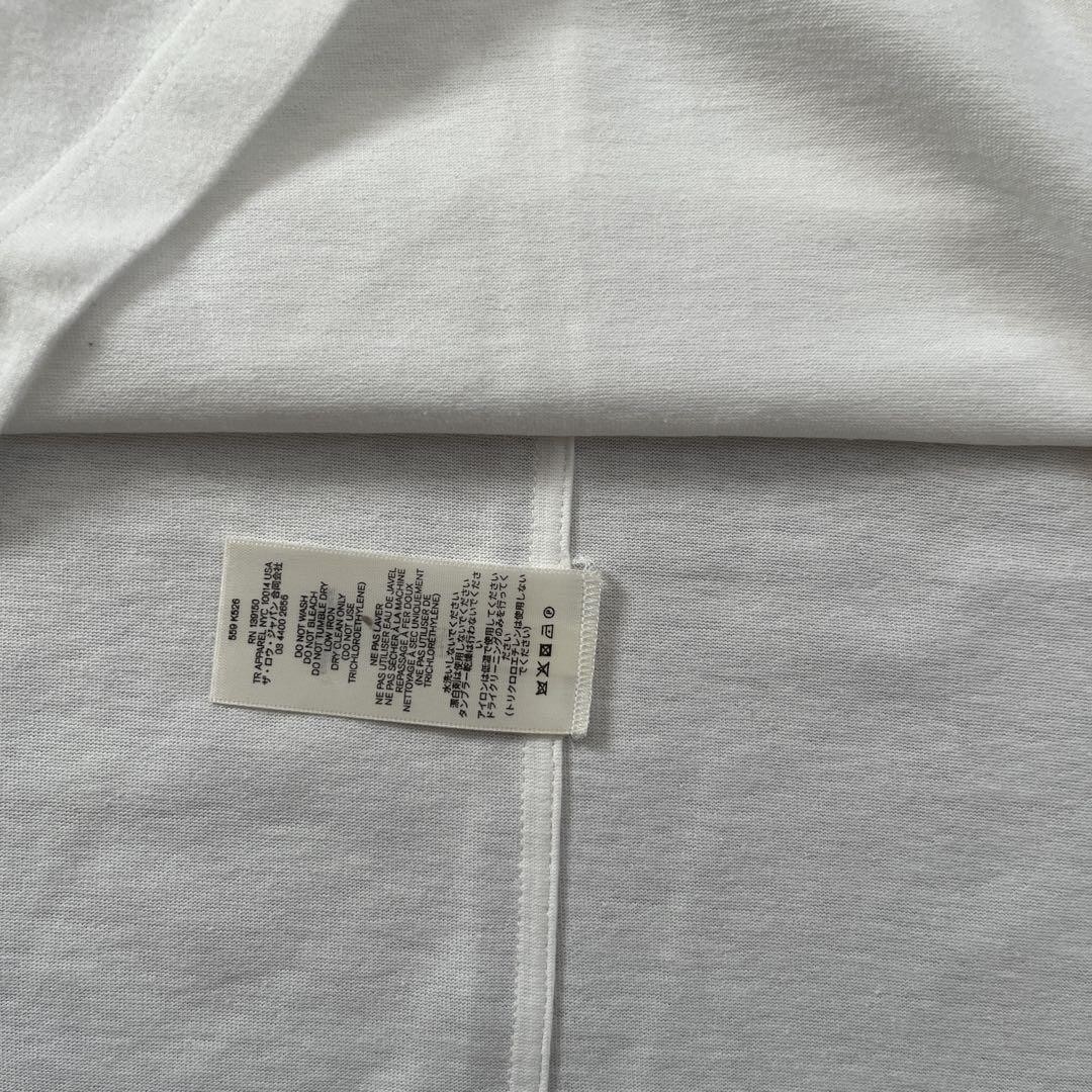 FILA THE ROW Steven Top T Shirt Bianca Etichetta Attaccata 100% Cotone Taglia M Mai Usata