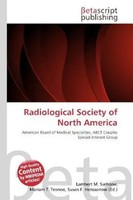 Lambert M. Surhone (U. A.) | Radiological Society Of North America | Taschenbuch
