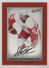 2006-07 Upper Deck Bee Hive Red Facsimile Signature Henrik Zetterberg #64 0q3