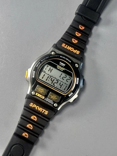 1988 Timex Ironman Triathlon Men’s Digital Watch Works Vintage