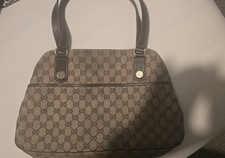 Gucci Vintage Brown GG Shoulder Bag