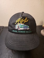 Vintage Skoal Bandit Racing Cap Harry Gant Snapback Hat Men OSFA USA Made Black