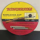 VINTAGE WINCHESTER SHELL HUNTING GASOLINE OIL PORCELAIN SIGN