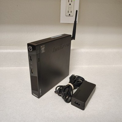 Lenovo ThinkCentre M73 Tiny PC Windows 11 Pro 120GB SSD i3-4130T 8GB RAM BT WiFi