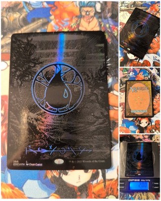 MTG Island V.2 Full Art Slick Oil Og FOIL-NM-Phyrexia: All will be ONE+ Extras