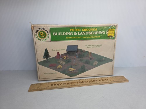 Bachmann Escala HO 2561 Terrenos de Picnic Construcción Paisajismo Parque Modelo Kit Nuevo en Caja | Condition: New