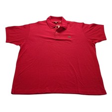Lacoste Classic Fit Polo Shirt Fuchsia Pink Cotton L.12.12 Mens US 4XL FR 9